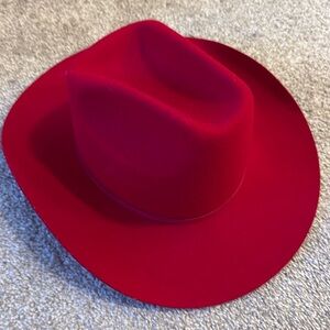 Red cowboy hat
